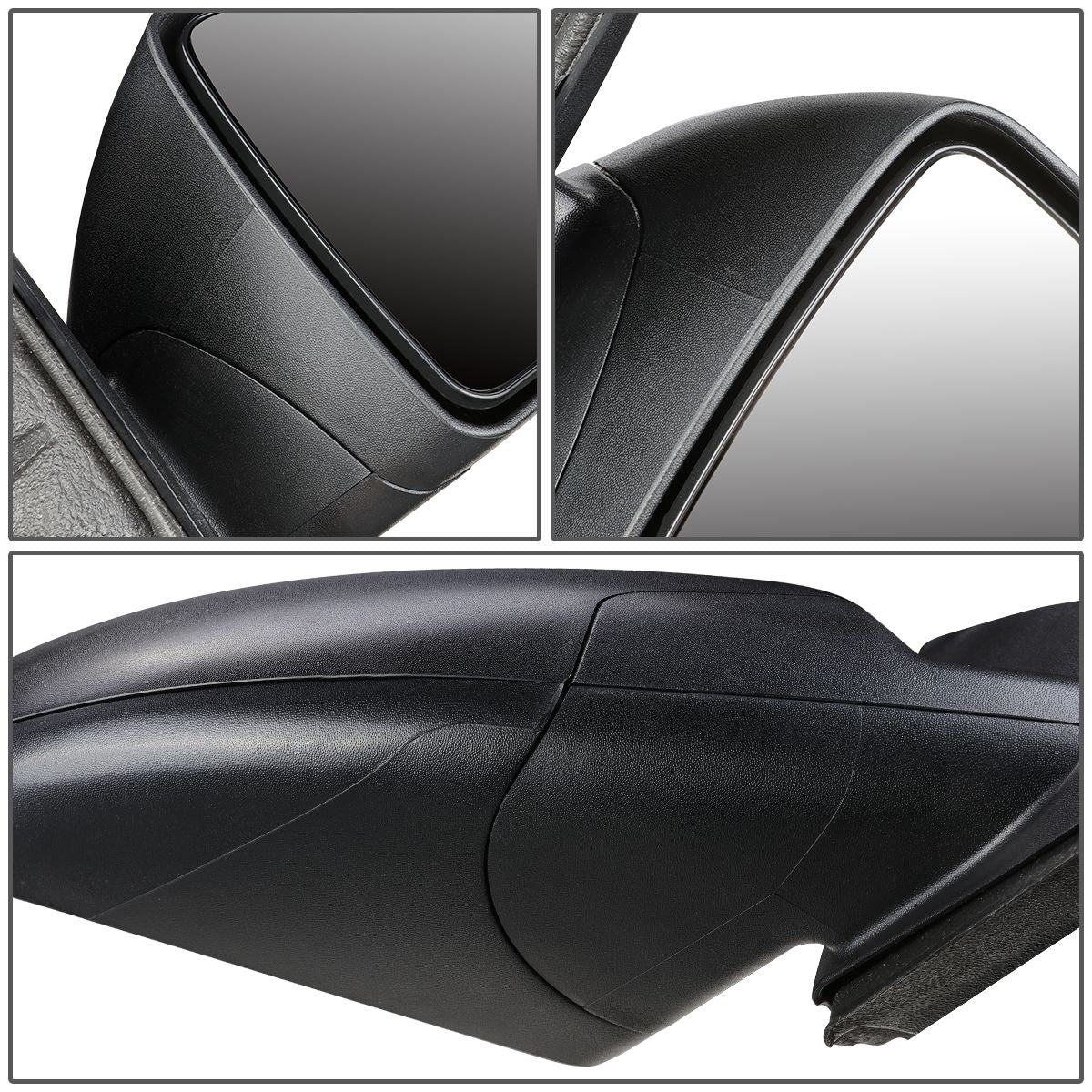 RETROVISOR MIRROR - OEM - 04-05 CHEVY MALIBU - POWERED - HEATED - TEXTURED - BLACK - RIGHT