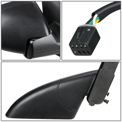 RETROVISOR MIRROR - OEM - 04-05 CHEVY MALIBU - POWERED - HEATED - TEXTURED - BLACK - RIGHT