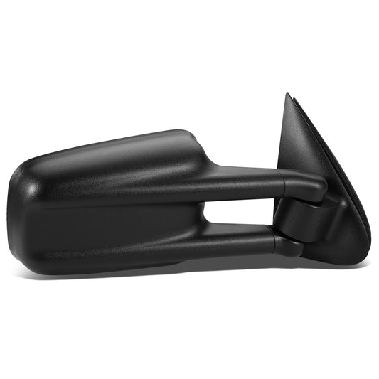RETROVISOR MIRROR - OEM - 99-02 CHEVY SILVERADO - MANUAL - HEATED - FOLDING - W/ BLIND SPOT GLASS - W/ TOWING PACKAGE - TEXTURED - BLACK - RIGHT