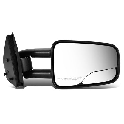 RETROVISOR MIRROR - OEM - 99-02 CHEVY SILVERADO - MANUAL - HEATED - FOLDING - W/ BLIND SPOT GLASS - W/ TOWING PACKAGE - TEXTURED - BLACK - RIGHT