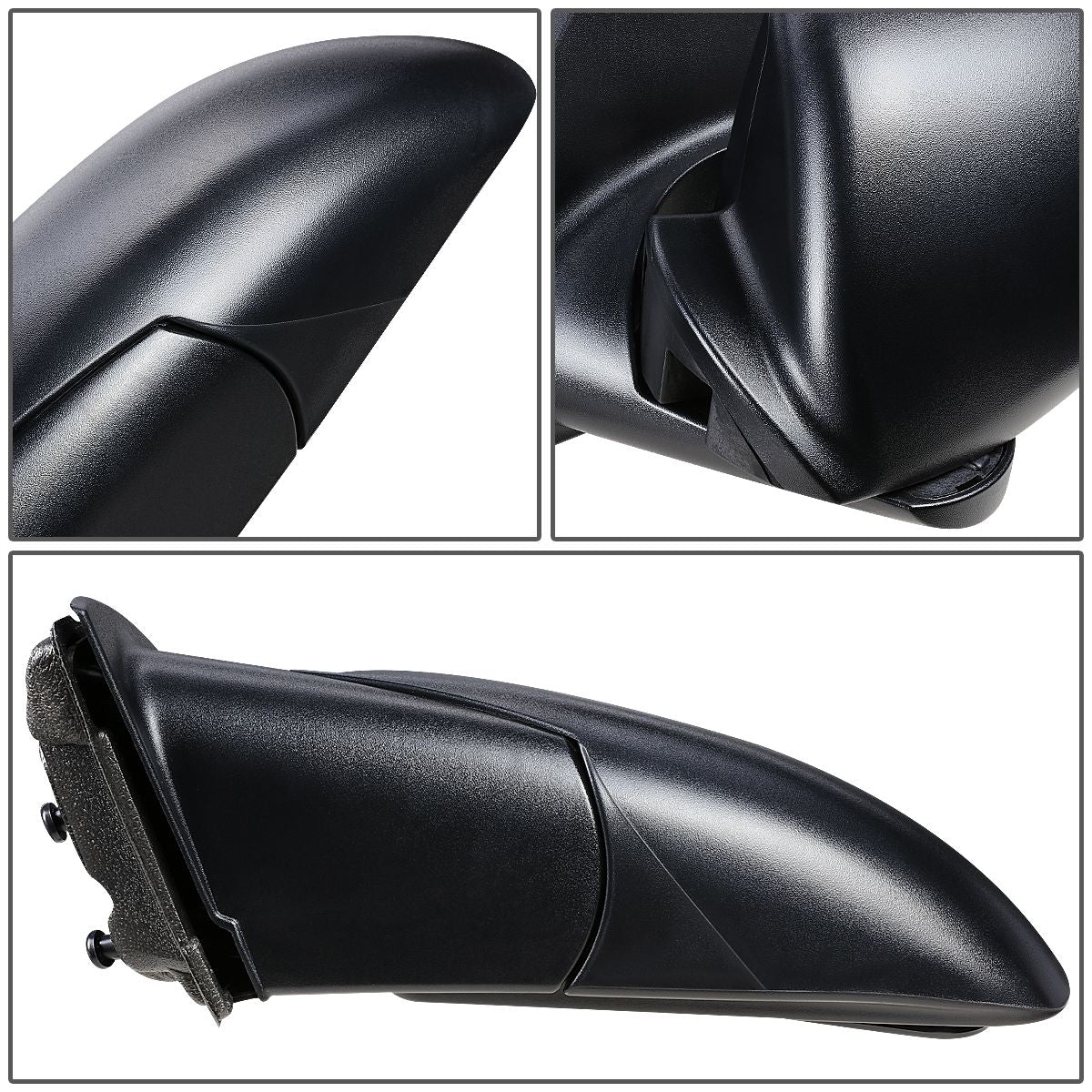 RETROVISOR MIRROR - OEM - 05-09 CHEVY EQUINOX / 06-09 PONTIAC TORRENT / 02-07 SATURN VUE - POWERED - TEXTURED - BLACK - RIGHT