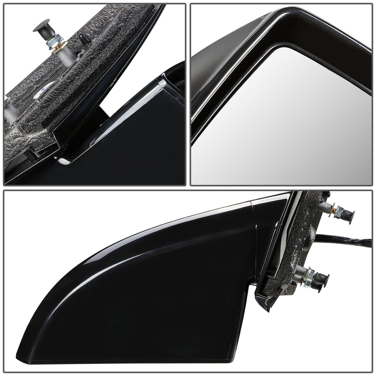 RETROVISOR MIRROR - OEM - 06-13 CHEVY IMPALA / 14-16 CHEVY IMPALA LIMITED - POWERED - PAINTABLE - BLACK - RIGHT