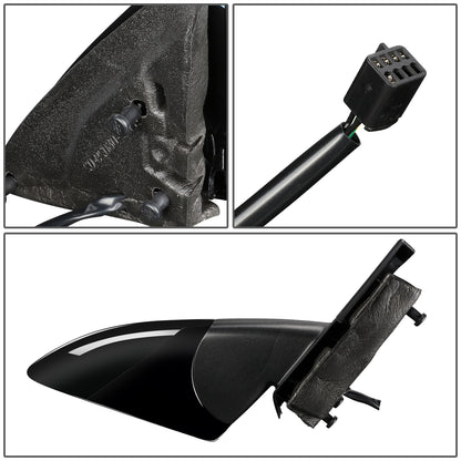 RETROVISOR MIRROR - OEM - 06-07 CHEVY MALIBU - POWERED - HEATED - PAINTABLE - BLACK - RIGHT