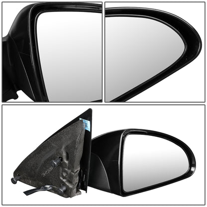 RETROVISOR MIRROR - OEM - 06-07 CHEVY MALIBU - POWERED - PAINTABLE - BLACK - RIGHT