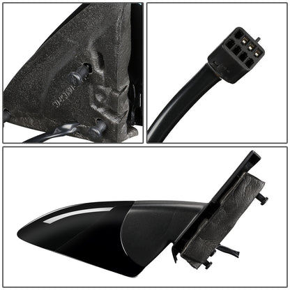 RETROVISOR MIRROR - OEM - 06-07 CHEVY MALIBU - POWERED - PAINTABLE - BLACK - RIGHT