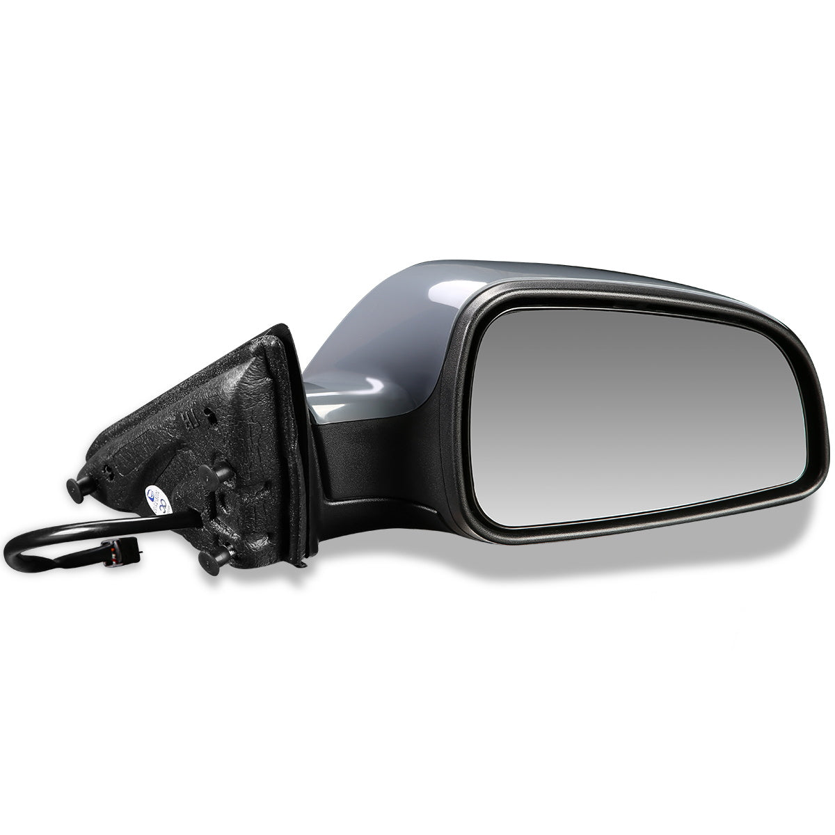 RETROVISOR MIRROR - OEM - 07-09 SATURN AURA - POWERED - HEATED - PAINTABLE - BLACK - RIGHT