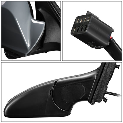 RETROVISOR MIRROR - OEM - 07-09 SATURN AURA - POWERED - HEATED - PAINTABLE - BLACK - RIGHT