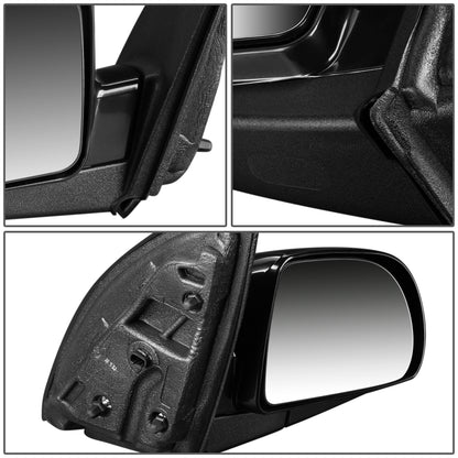 RETROVISOR MIRROR - OEM - 05-09 CHEVY EQUINOX / 06-09 PONTIAC TORRENT / 04-07 SATURN VUE - POWERED - PAINTABLE - BLACK - RIGHT