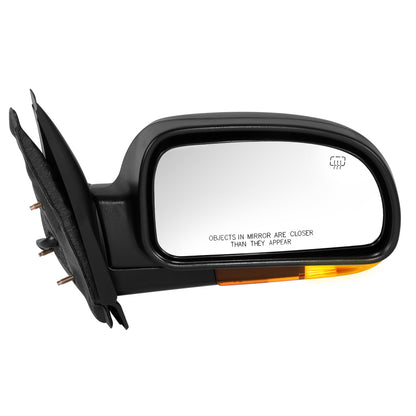 RETROVISOR MIRROR - OE STYLE - CHEVROLET TRAILBLAZER 04-07 - WITH POWER WITH HEATED GLASS - PASSENGER SIDE - PAINT TO MATCH - BLACK