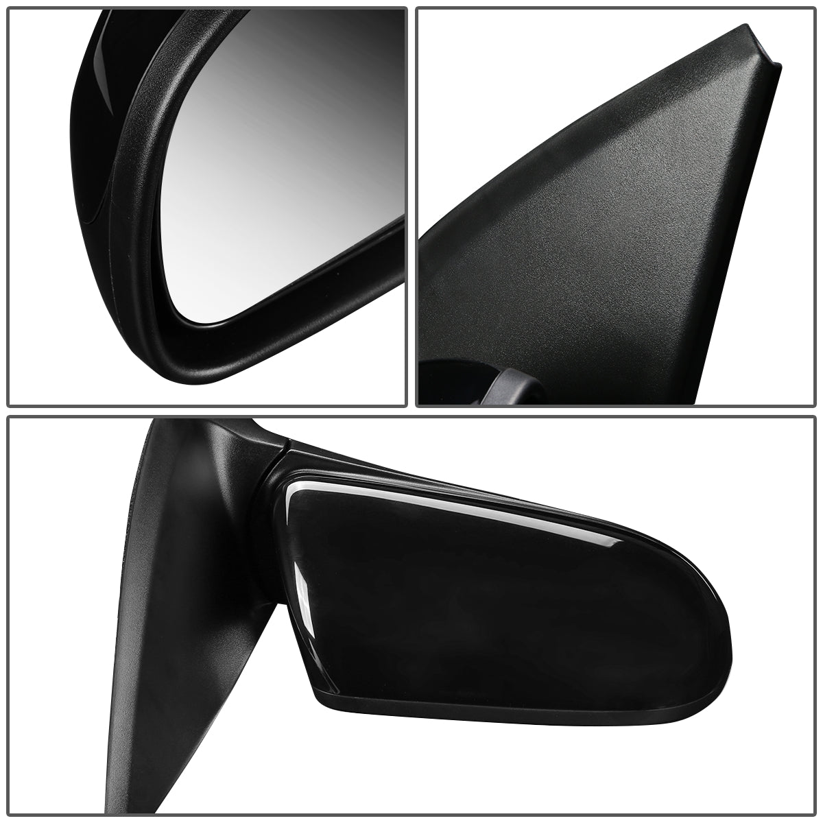 RETROVISOR MIRROR - OEM - 07-11 CHEVY AVEO - POWERED - HEATED - PAINTABLE - BLACK - RIGHT
