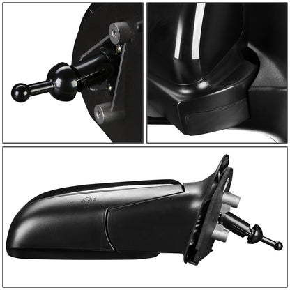 RETROVISOR MIRROR - OEM - 07-11 CHEVY AVEO - MANUAL - PAINTABLE - BLACK - RIGHT