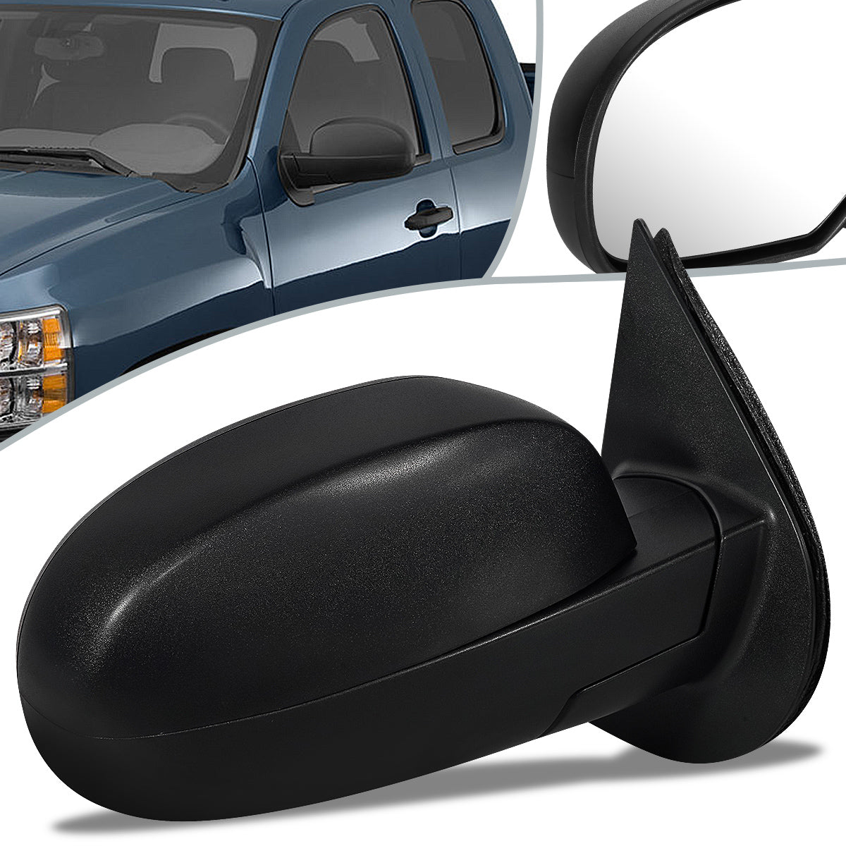 RETROVISOR MIRROR - OEM - 07-13 CHEVROLET AVALANCHE / 07-13 CHEVROLET SILVERADO 1500 / 07-14 CHEVROLET SILVERADO 2500 / 07-14 CHEVROLET SILVERADO 3500 / 2014 CHEVROLET SUBURBAN / 07-14 CHEVROLET SUBURBAN 1500 / 07-13 CHEVROLET SUBURBAN 2500 / 07-14