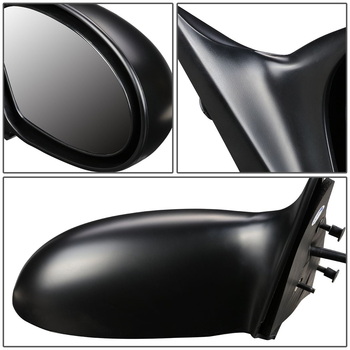 RETROVISOR MIRROR - OEM - 2004 OLDSMOBILE ALERO - POWERED - PAINTABLE - BLACK - RIGHT