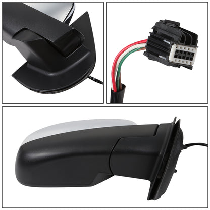 RETROVISOR MIRROR - OEM - 07-14 CHEVY TAHOE, SUBURBAN - POWERED - HEATED - FOLDING - SATIN CHROME COVER - RIGHT