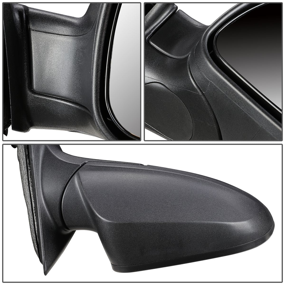 RETROVISOR MIRROR - OEM - 08-12 CHEVY MALIBU - POWERED - TEXTURED - BLACK - RIGHT