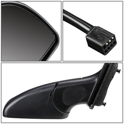 RETROVISOR MIRROR - OEM - 08-12 CHEVY MALIBU - POWERED - TEXTURED - BLACK - RIGHT