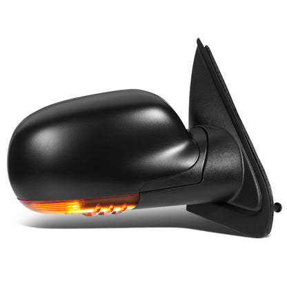 RETROVISOR MIRROR - OEM - 02-05 CHEVY TRAIL BLAZER - POWERED - HEATED - W/ MEMORY - W/ SIGNAL LIGHT - FOLDING - BLACK MATERIAL - RIGHT