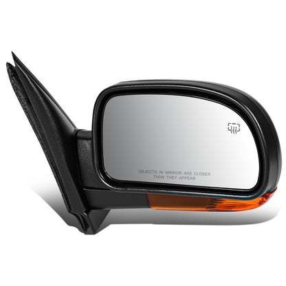 RETROVISOR MIRROR - OEM - 02-05 CHEVY TRAIL BLAZER - POWERED - HEATED - W/ MEMORY - W/ SIGNAL LIGHT - FOLDING - BLACK MATERIAL - RIGHT