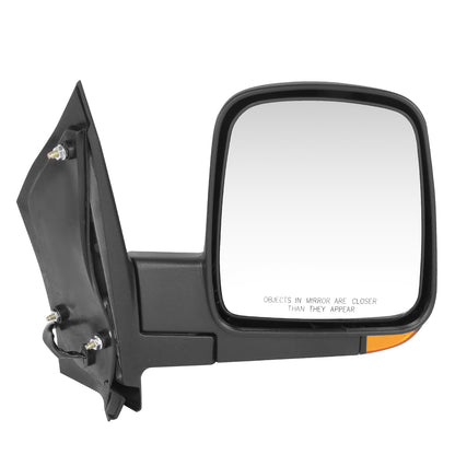 RETROVISOR MIRROR - OE STYLE - CHEVROLET EXPRESS 1500 03-07 - CHEVROLET EXPRESS 2500 03-07 - CHEVROLET EXPRESS 3500 03-07 - WITH POWER WITH HEATED WITH SIGNAL - PASSENGER SIDE - PAINT TO MATCH - BLACK