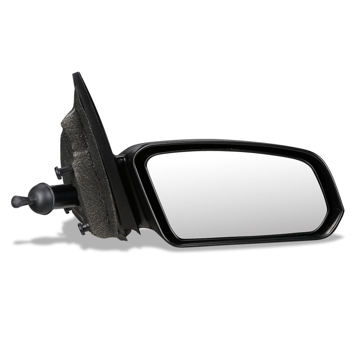 RETROVISOR MIRROR - OEM - 03-07 SATURN ION COUPE - MANUAL - TEXTURED - BLACK - RIGHT