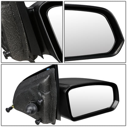RETROVISOR MIRROR - OEM - 03-07 SATURN ION COUPE - MANUAL - TEXTURED - BLACK - RIGHT