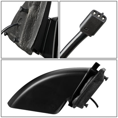 RETROVISOR MIRROR - OEM - 03-07 SATURN ION COUPE - POWERED - TEXTURED - BLACK - RIGHT