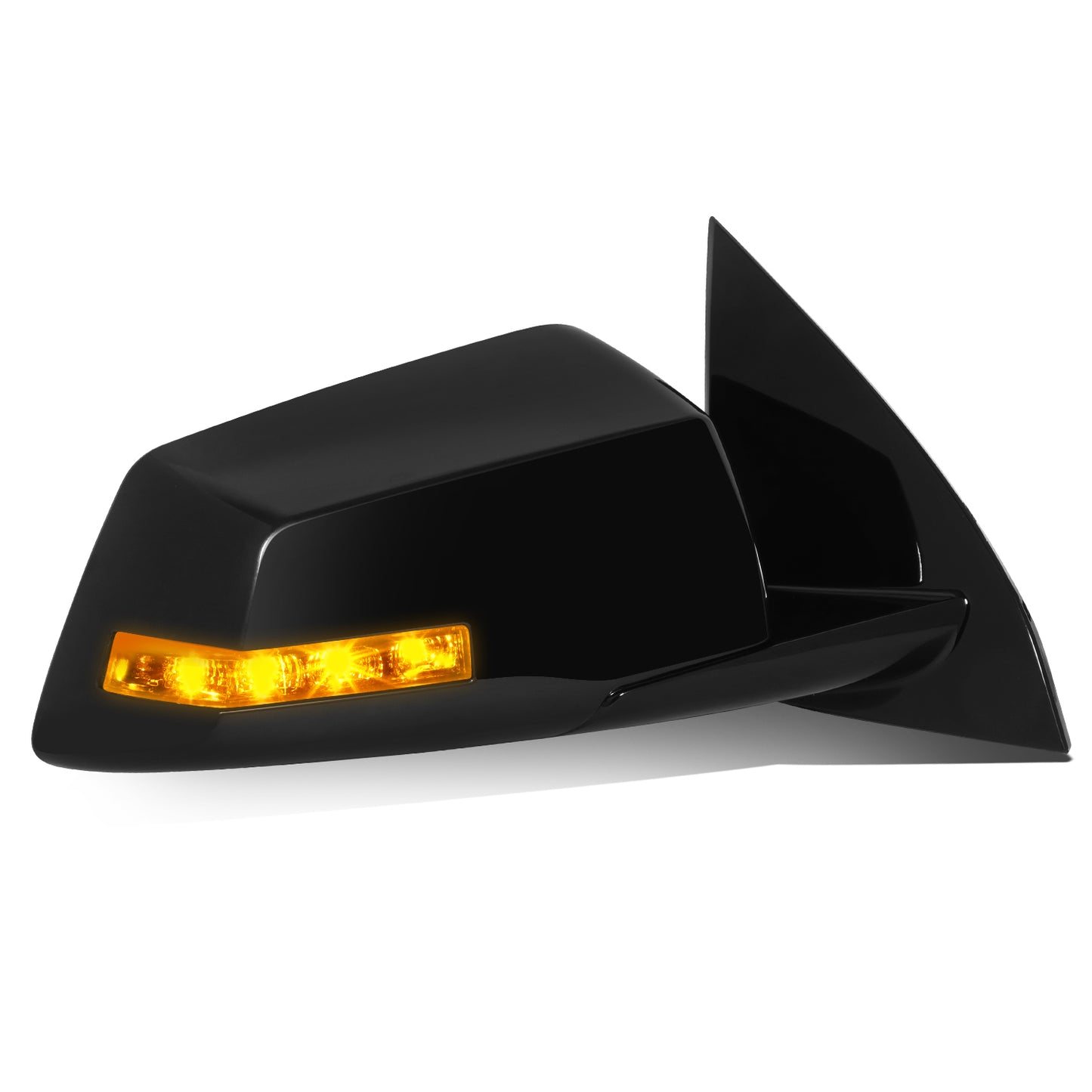 RETROVISOR MIRROR - OE STYLE - SATURN OUTLOOK 07-08 - WITH POWER WITH HEATED GLASS WITH SIGNAL - 1ST DESIGN - PASSENGER SIDE - PAINT TO MATCH - BLACK