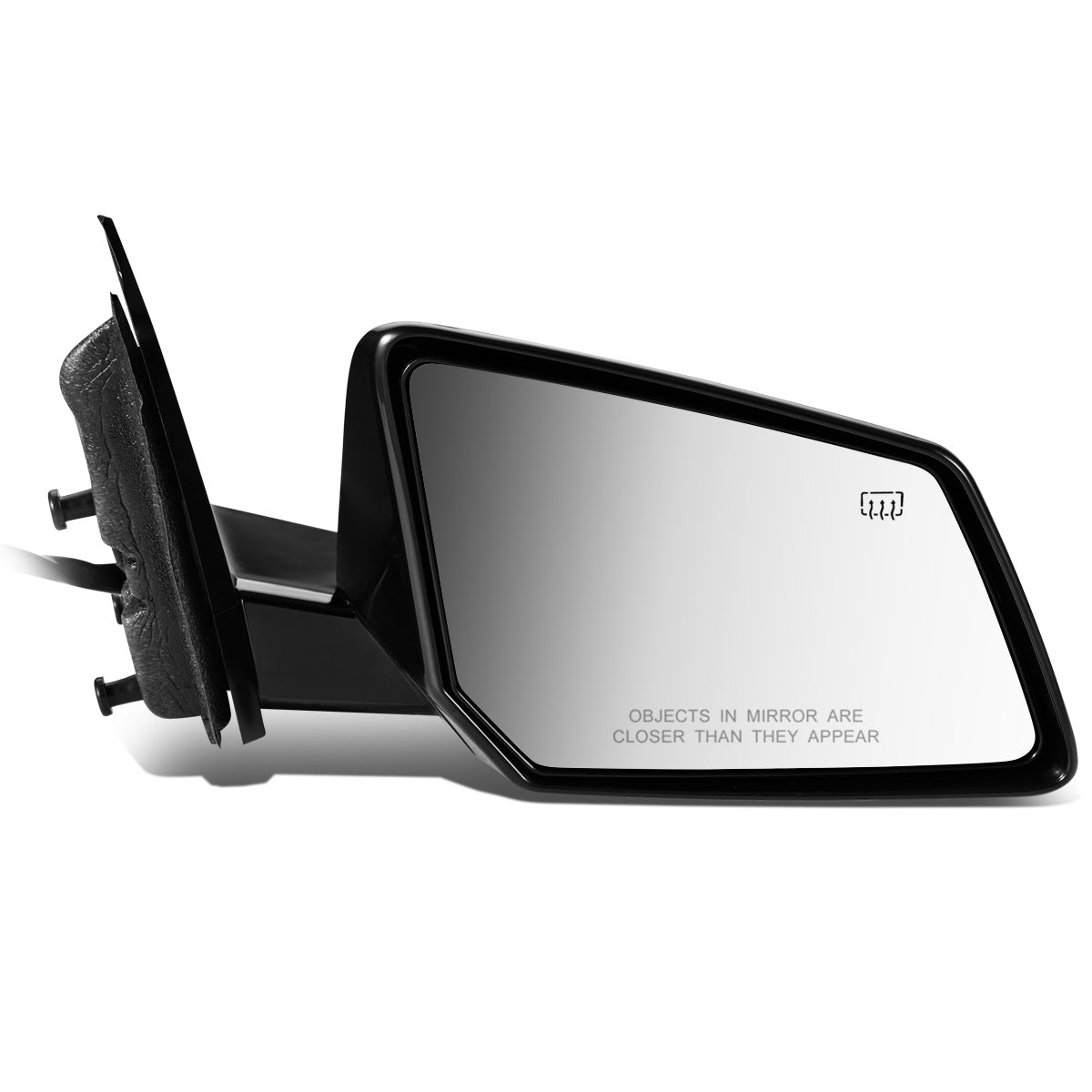RETROVISOR MIRROR - OEM - 07-10 SATURN OUTLOOK - POWERED - HEATED - W/ SIGNAL LIGHT - W/ MEMORY - POWERED FOLDING - BLACK MATERIAL - RIGHT
