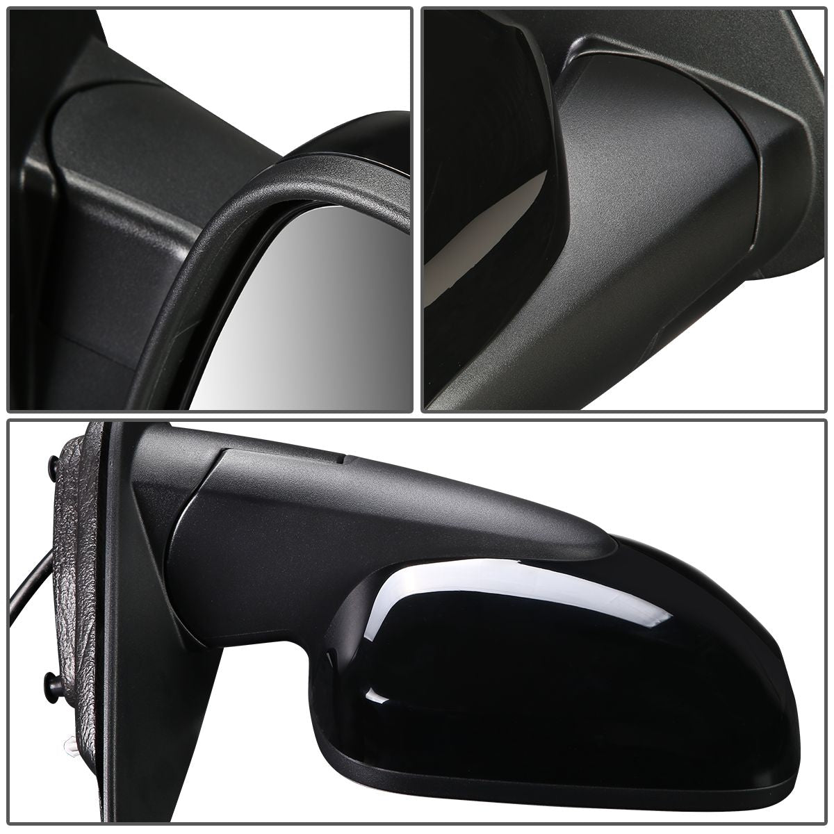 RETROVISOR MIRROR - OEM - 07-11 CHEVY HHR - POWERED - PAINTABLE - BLACK - RIGHT