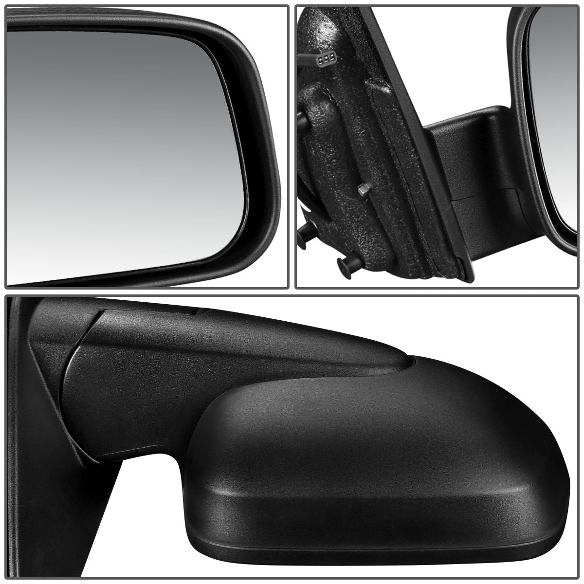 RETROVISOR MIRROR - OEM - 06-11 CHEVY HHR - POWERED - TEXTURED - BLACK - RIGHT