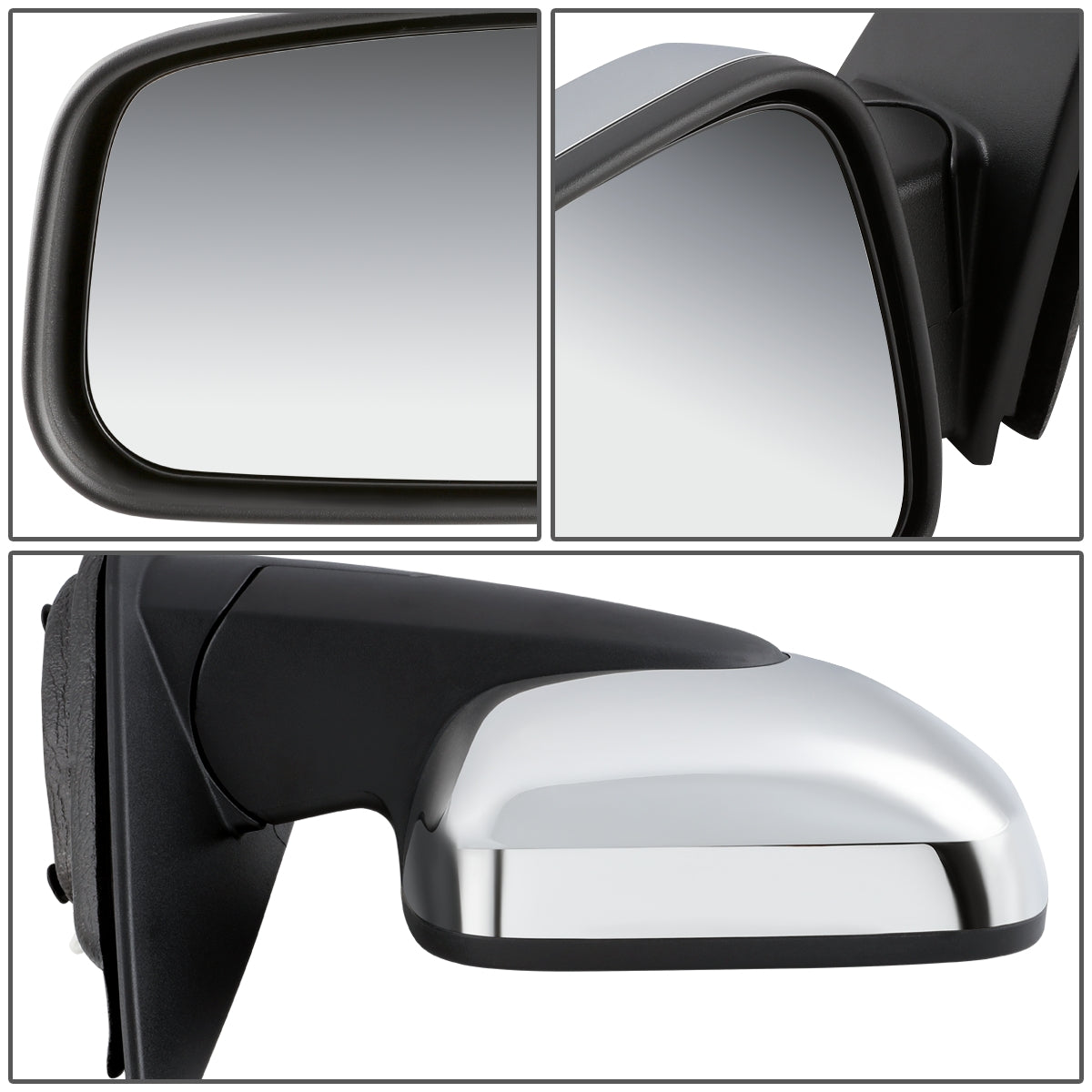 RETROVISOR MIRROR - OEM - 06-11 CHEVY HHR - POWERED - CHROME - RIGHT