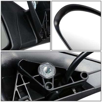 RETROVISOR MIRROR - OEM - 06-09 PONTIAC G6 COUPE - POWERED - PAINTABLE - BLACK - RIGHT