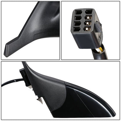 RETROVISOR MIRROR - OEM - 06-09 PONTIAC G6 COUPE - POWERED - PAINTABLE - BLACK - RIGHT