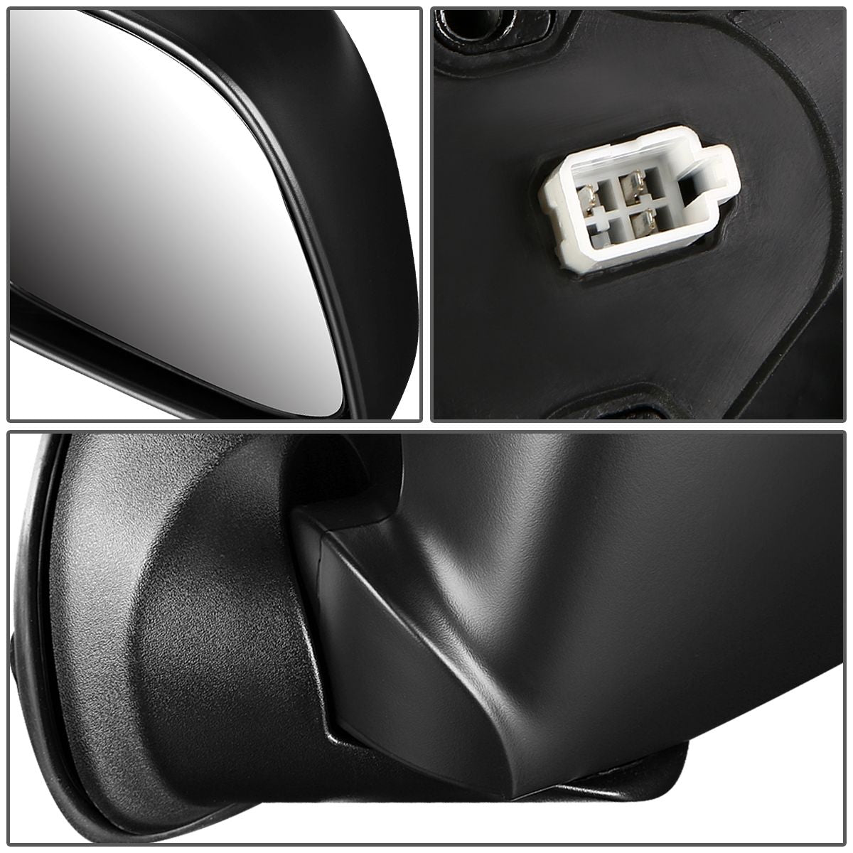 RETROVISOR MIRROR - OEM - 09-12 CHEVY COLORADO / 09-12 GMC CANYON - POWERED - PAINTABLE - BLACK - RIGHT