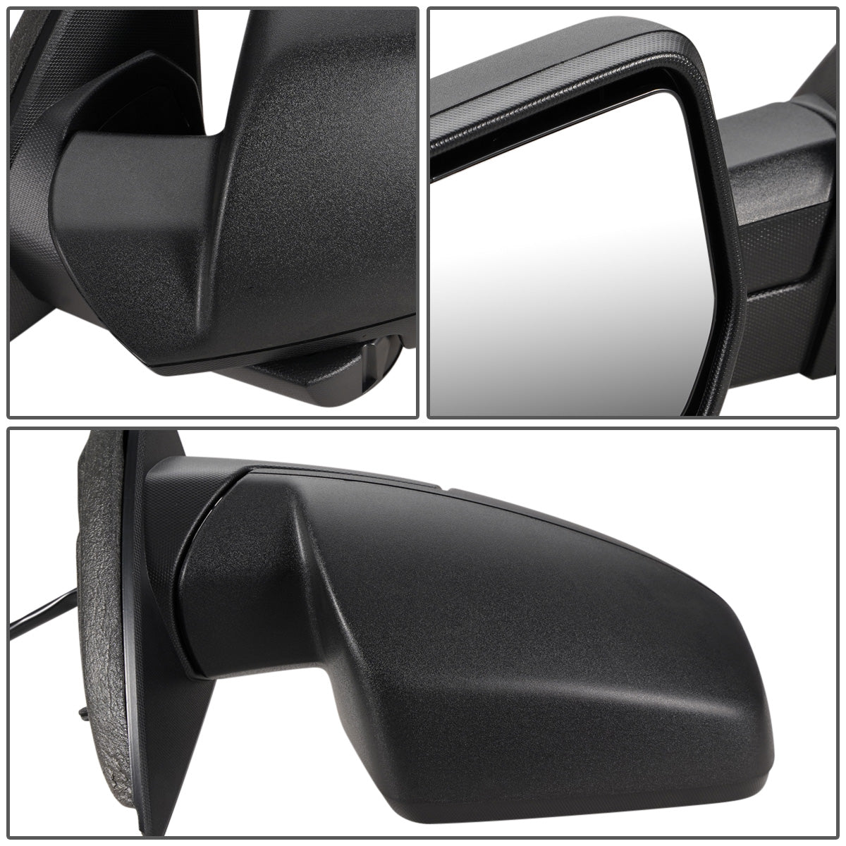 RETROVISOR MIRROR - OEM - 10-16 CHEVY EQUINOX - POWERED - FOLDING - TEXTURED - BLACK - RIGHT