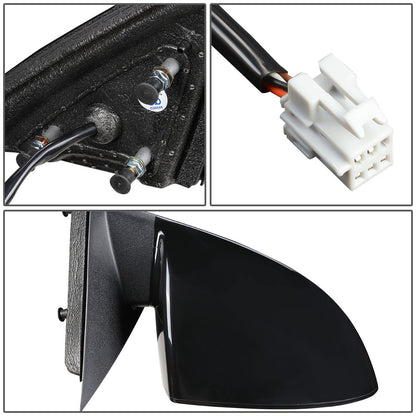 RETROVISOR MIRROR - OEM - 06-13 CHEVY IMPALA / 14-16 CHEVY IMPALA LIMITED - POWERED - HEATED - TEXTURED - BLACK - RIGHT