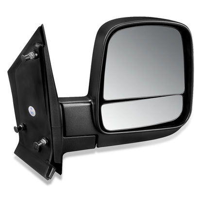 RETROVISOR MIRROR - OEM - 08-14 CHEVY EXPRESS 1500 / 08-18 CHEVY EXPRESS 2500 , 3500 / 08-14 GMC SAVANA 1500 / 08-18 GMC SAVANA 2500 , 3500 - MANUAL - TEXTURED - BLACK - RIGHT