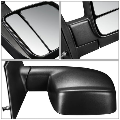 RETROVISOR MIRROR - OEM - 08-14 CHEVY EXPRESS 1500 / 08-18 CHEVY EXPRESS 2500 , 3500 / 08-14 GMC SAVANA 1500 / 08-18 GMC SAVANA 2500 , 3500 - MANUAL - TEXTURED - BLACK - RIGHT