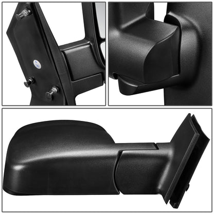 RETROVISOR MIRROR - OEM - 08-14 CHEVY EXPRESS 1500 / 08-18 CHEVY EXPRESS 2500 , 3500 / 08-14 GMC SAVANA 1500 / 08-18 GMC SAVANA 2500 , 3500 - MANUAL - TEXTURED - BLACK - RIGHT