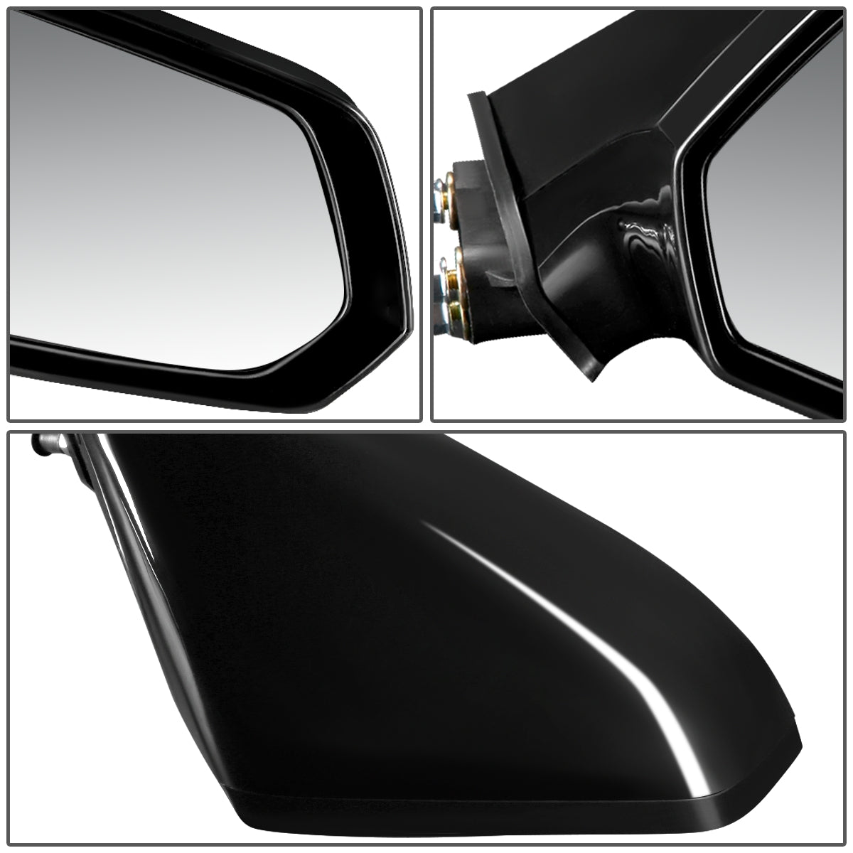 RETROVISOR MIRROR - OEM - 10-15 CHEVY CAMARO - POWERED - PAINTABLE - BLACK - RIGHT