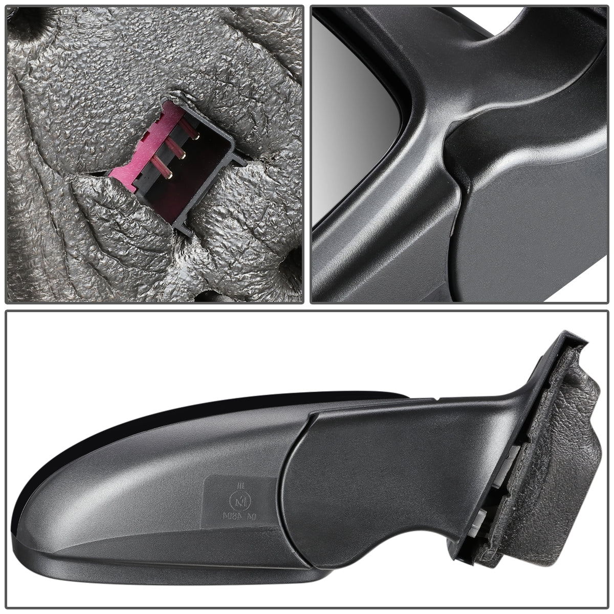 RETROVISOR MIRROR - OEM - 11-15 CHEVY CRUZE / 2016 CHEVY CRUZE LIMITED - POWERED - HEATED - PAINTABLE - BLACK - RIGHT