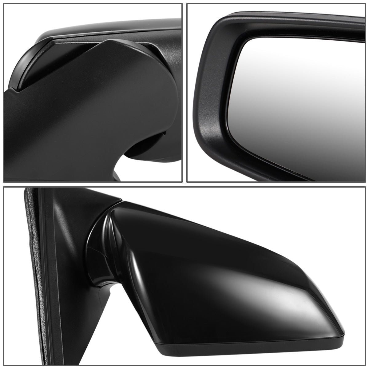 RETROVISOR MIRROR - OEM - 10-15 BUICK LACROSSE - POWERED - HEATED - FOLDING - BLACK MATERIAL - RIGHT
