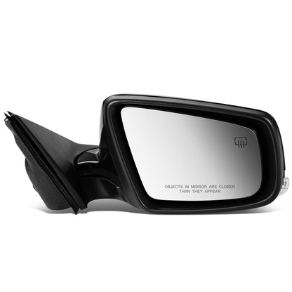 RETROVISOR MIRROR - OEM - 10-15 BUICK LACROSSE - POWERED - HEATED - W/ SIGNAL LIGHT - W/ PUDDLE LIGHT - FOLDING - BLACK MATERIAL - RIGHT