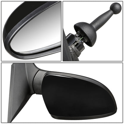 RETROVISOR MIRROR - OEM - 12-19 CHEVY SONIC - MANUAL - PAINTABLE - BLACK - RIGHT