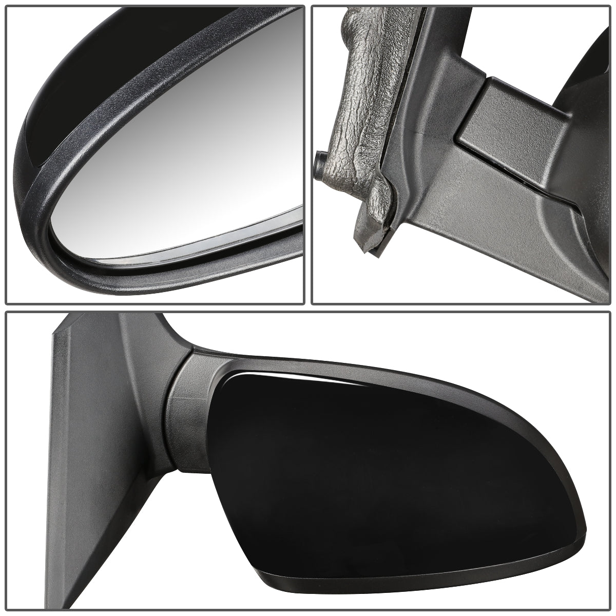 RETROVISOR MIRROR - OEM - 12-19 CHEVY SONIC - POWERED - HEATED - PAINTABLE - BLACK - RIGHT