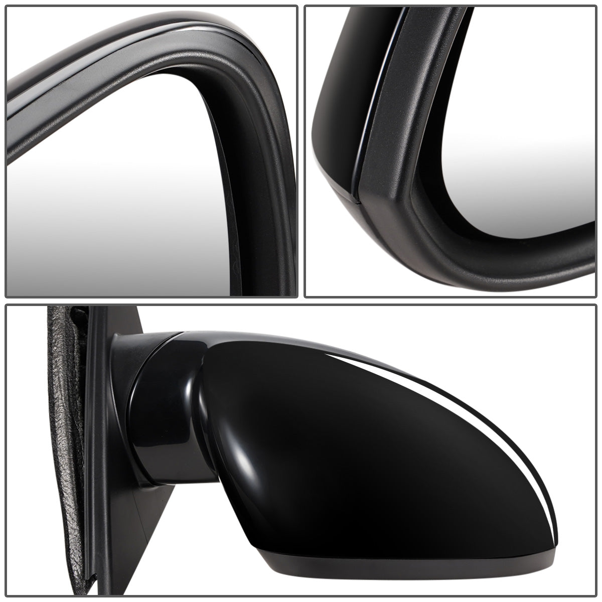 RETROVISOR MIRROR - OEM - 11-17 BUICK REGAL - POWERED - HEATED - FOLDING - BLACK MATERIAL - RIGHT