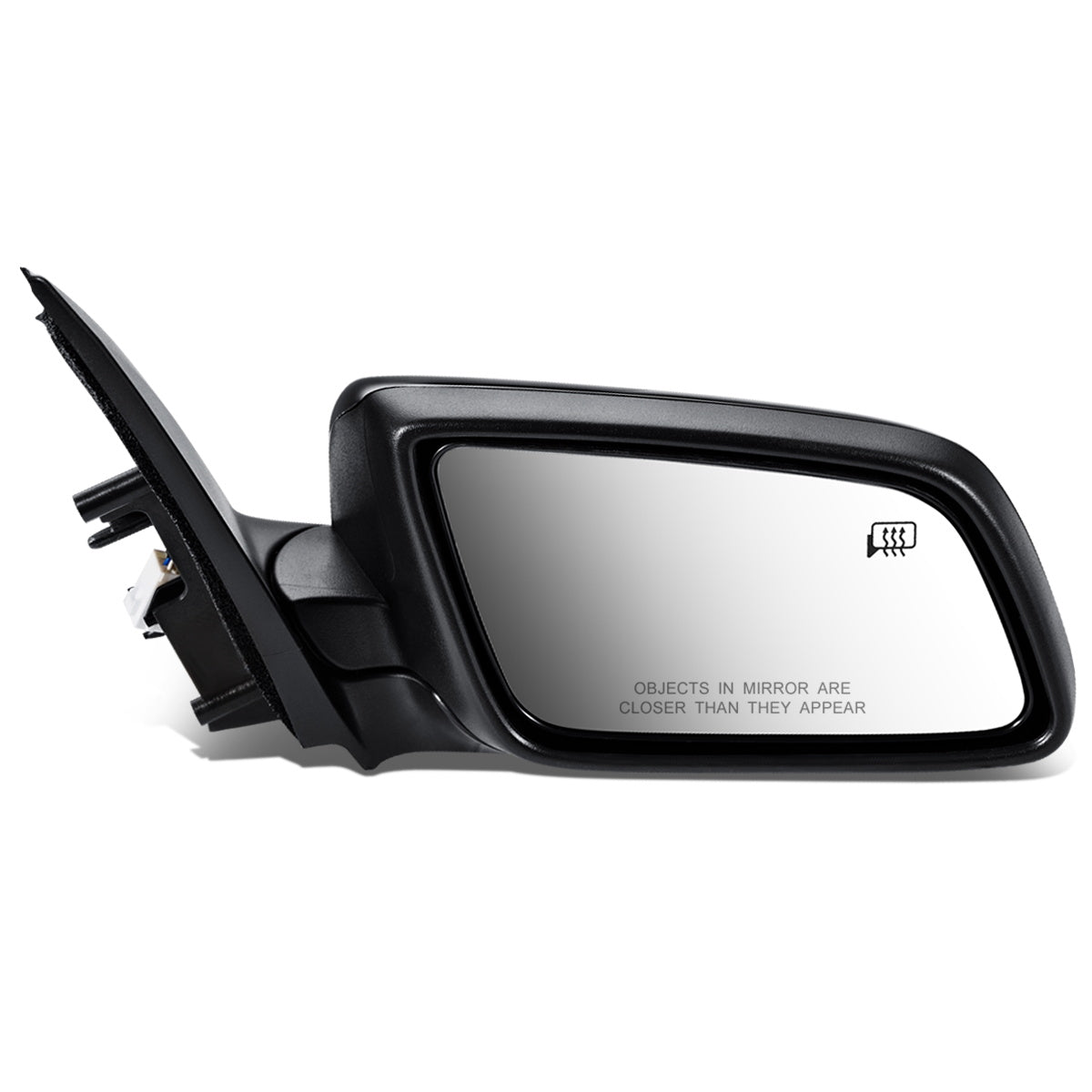 RETROVISOR MIRROR - OEM - 06-12 CHEVY IMPALA / 06-08 CHEVY MONTE CARLO - POWERED - HEATED - FOLDING - BLACK MATERIAL - RIGHT