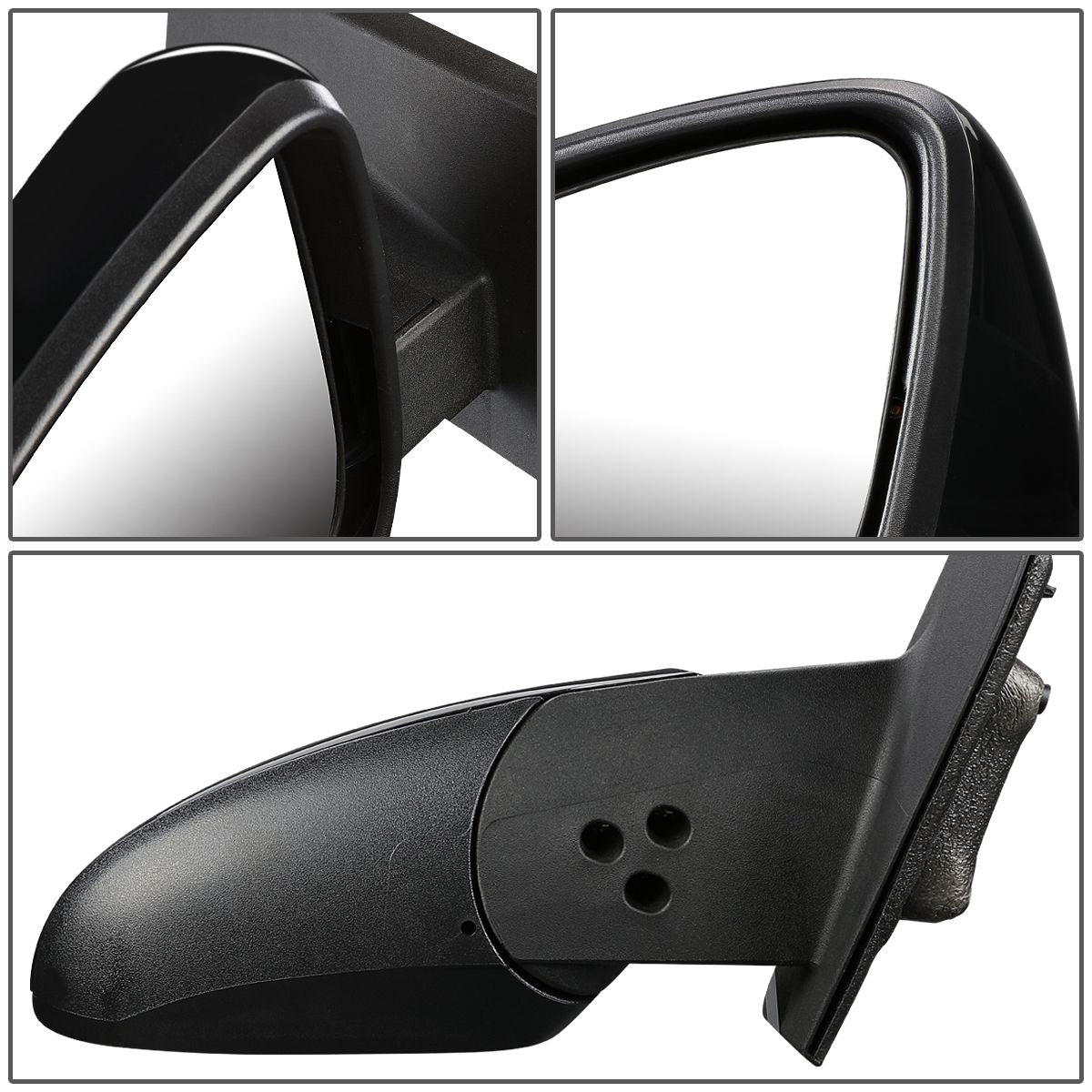 RETROVISOR MIRROR - OEM - 13-15 CHEVY SPARK - POWERED - PAINTABLE - BLACK - RIGHT