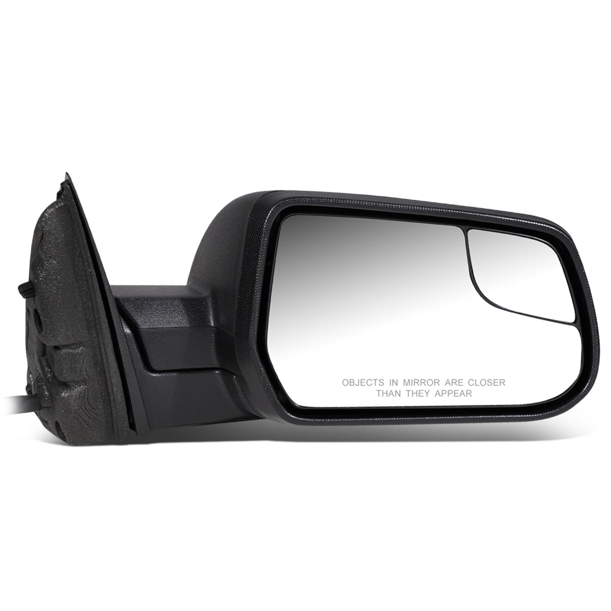 RETROVISOR MIRROR - OEM - 10-16 CHEVY EQUINOX - POWERED - FOLDING - W/ BLIND SPOT GLASS - TEXTURED - BLACK - RIGHT