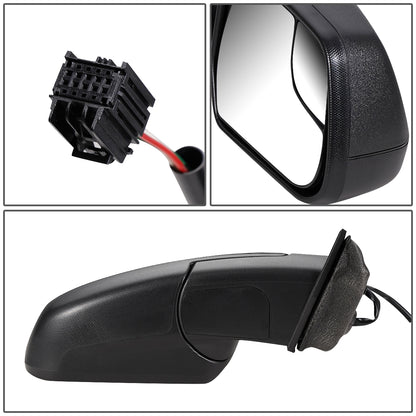 RETROVISOR MIRROR - OEM - 10-16 CHEVY EQUINOX - POWERED - FOLDING - W/ BLIND SPOT GLASS - TEXTURED - BLACK - RIGHT